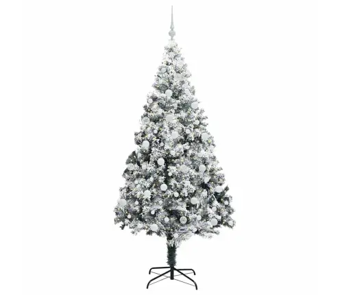 Mākslīgā Ziemassvētku Eglīte Su 300 Led Zaļa 210 X 135 Cm Vidaxl