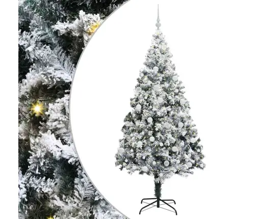 Mākslīgā Ziemassvētku Eglīte Su 300 Led Zaļa 210 X 135 Cm Vidaxl