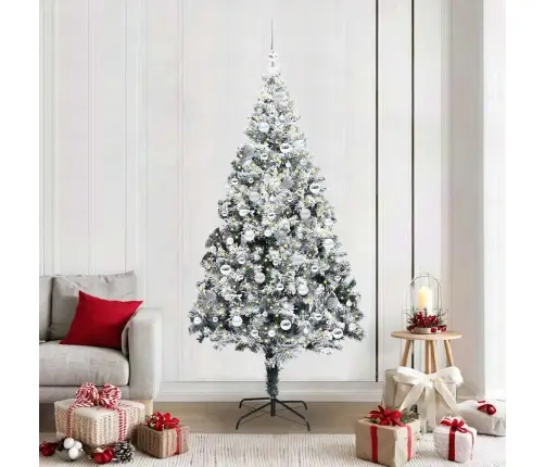 Mākslīgā Ziemassvētku Eglīte Su 300 Led Zaļa 210 X 135 Cm Vidaxl
