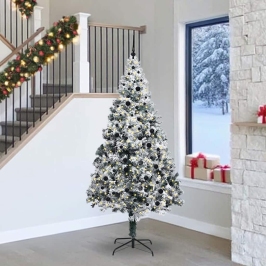 Mākslīgā Ziemassvētku Eglīte Su 300 Led Ar Statīvu Zaļa 240 Cm Vidaxl