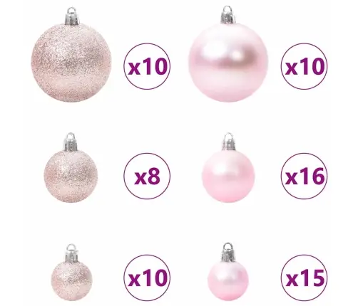 Dirbtinė Kalėdų Eglutė Balta 240 Cm Pvc Ir Plienas Ir Plastikas