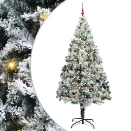 Mākslīgā Ziemassvētku Eglīte Su 300 Led Ar Statīvu Zaļa 240 Cm Vidaxl