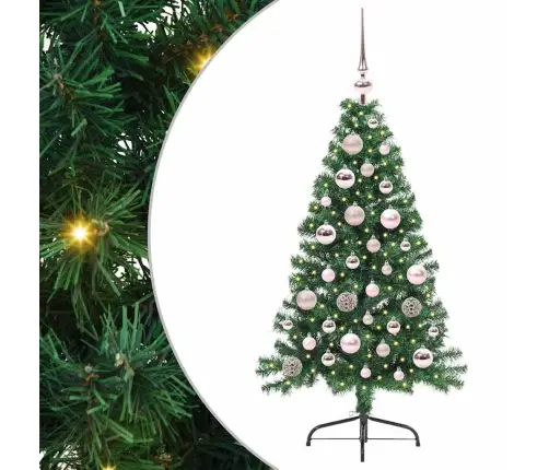 Mākslīgais Led Ziemassvētku Eglīte Su 150 Led Zaļa 120 Cm Pvc Vidaxl