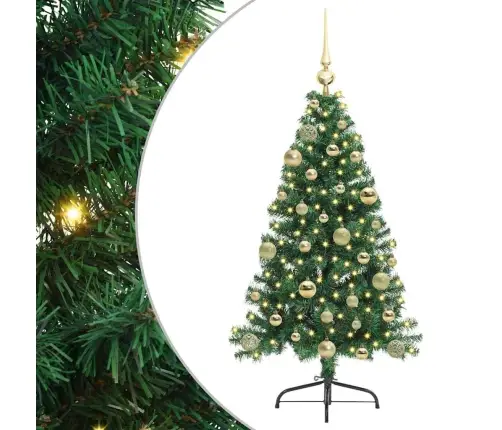 Mākslīgais Led Ziemassvētku Eglīte Su 150 Led Zaļa 120 Cm Pvc Vidaxl Mākslīgais Led Ziemassvētku Eglīte Su 150 Led Zaļa 120 Cm Pvc Vidaxl