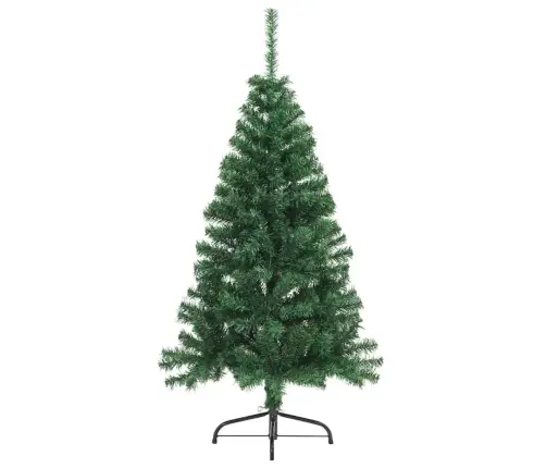Mākslīgais Led Ziemassvētku Eglīte Su 150 Led Zaļa 120 Cm Pvc Vidaxl