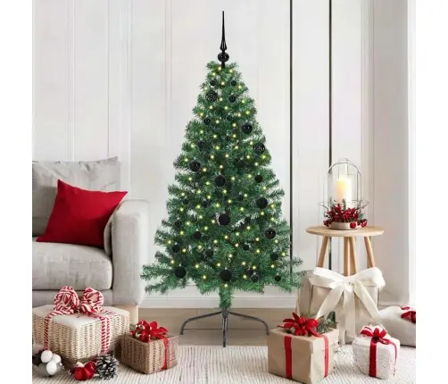 Mākslīgais Led Ziemassvētku Eglīte Su 150 Led Zaļa 150 Cm Pvc Vidaxl