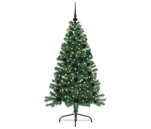 Mākslīgais Led Ziemassvētku Eglīte Su 150 Led Zaļa 150 Cm Pvc Vidaxl