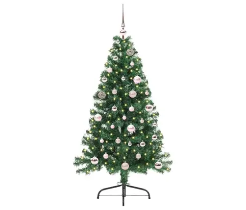 Mākslīgais Led Ziemassvētku Eglīte Su 150 Led Zaļa 150 Cm Pvc Vidaxl