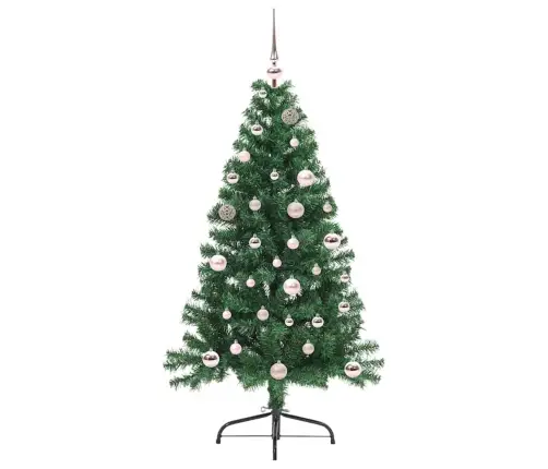 Mākslīgais Led Ziemassvētku Eglīte Su 150 Led Zaļa 150 Cm Pvc Vidaxl