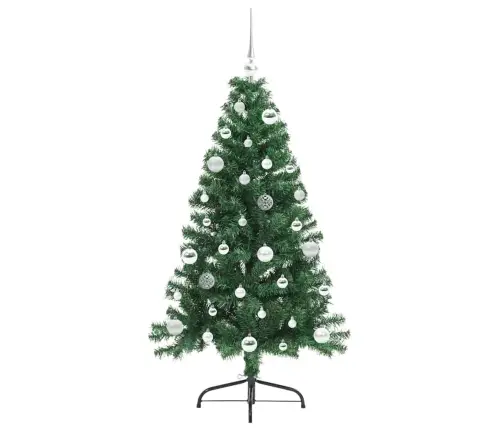 Mākslīgais Led Ziemassvētku Eglīte Su 150 Led Zaļa 150 Cm Pvc Vidaxl