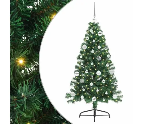 Mākslīgais Led Ziemassvētku Eglīte Su 150 Led Zaļa 150 Cm Pvc Vidaxl