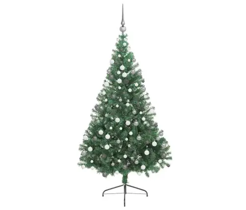 Tehis Pre-Lit Jõulupuu Koos 300 Led-Iga Roheline 180 Cm Pvc Tehis Pre-Lit Jõulupuu Koos 300 Led-Iga Roheline 180 Cm Pvc