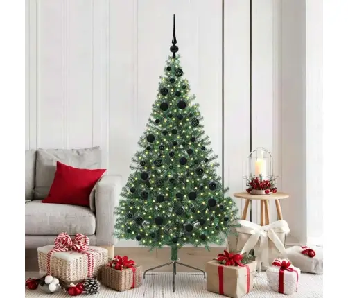 Dirbtinis Prieššventinis Eglutė Su Šviesomis Žalia 180 Cm Pvc Dirbtinis Prieššventinis Eglutė Su Šviesomis Žalia 180 Cm Pvc