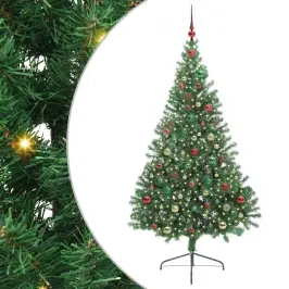 Mākslīgais Led Ziemassvētku Eglīte Su 300 Led Zaļa 180 Cm Pvc Vidaxl