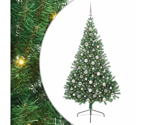 Mākslīgais Led Ziemassvētku Eglīte Su 300 Led Zaļa 210 Cm Pvc Vidaxl Mākslīgais Led Ziemassvētku Eglīte Su 300 Led Zaļa 210 Cm Pvc Vidaxl