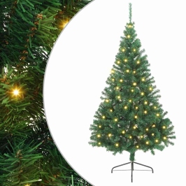 Tehis Pre-Lit Jõulupuu Koos 300 Led-Iga Roheline 240 Cm Pvc