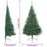 Tehis Pre-Lit Jõulupuu Koos 300 Led-Iga Roheline 240 Cm Pvc