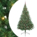 Mākslīgais Led Ziemassvētku Eglīte Su 300 Led Zaļa 240 Cm Pvc Vidaxl