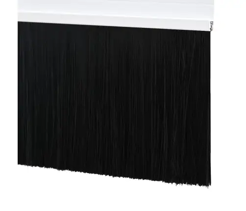 Skrūvējami Durvju Birstes Blīvējumi 6 Pcs Balts 100 Cm Vidaxl