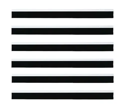 Skrūvējami Durvju Birstes Blīvējumi 6 Pcs Balts 100 Cm Vidaxl