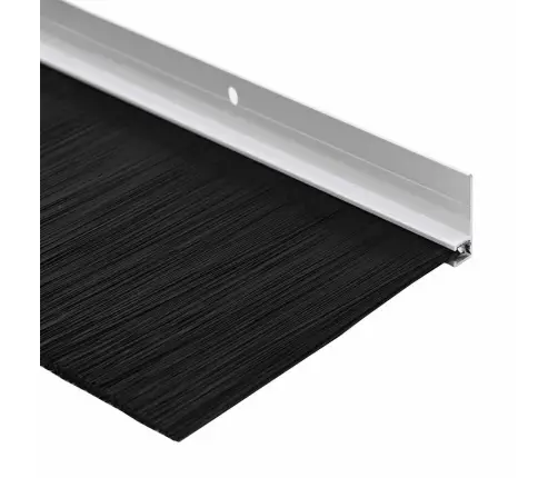 Skrūvējami Durvju Birstes Blīvējumi 6 Pcs Balts 100 Cm Vidaxl