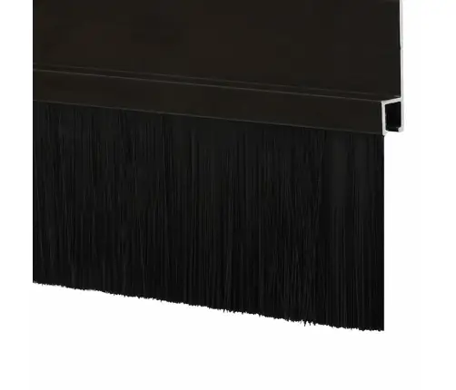 Pašlīpojošas Durvju Birstes 2 Pcs Melna 100 Cm Vidaxl