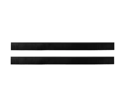 Pašlīpojošas Durvju Birstes 2 Pcs Melna 100 Cm Vidaxl