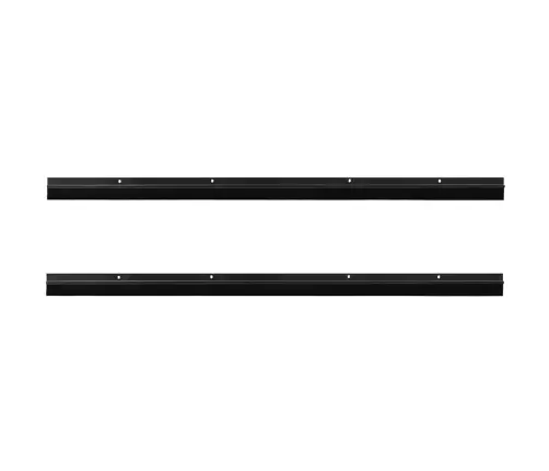 Skrūvējami Durvju Birstes Blīvējumi 2 Pcs Melna 100 Cm Vidaxl