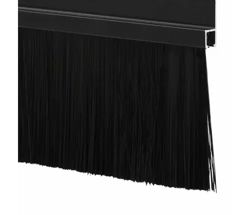 Sukabinamų Durų Šepetėlių Sandarikliai 2 Pcs Juoda 100 Cm