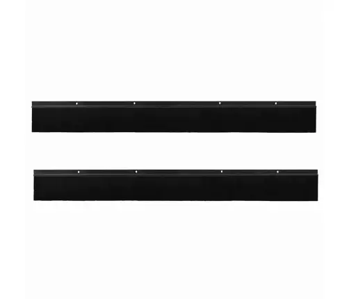 Kruvitavad Ukselöökide Tihendid 2 Pcs Must 100 Cm