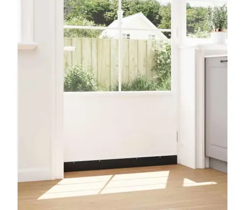 Skrūvējami Durvju Birstes Blīvējumi 6 Pcs Melna 100 Cm Vidaxl