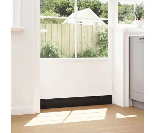 Skrūvējami Durvju Birstes Blīvējumi 6 Pcs Melna 100 Cm Vidaxl