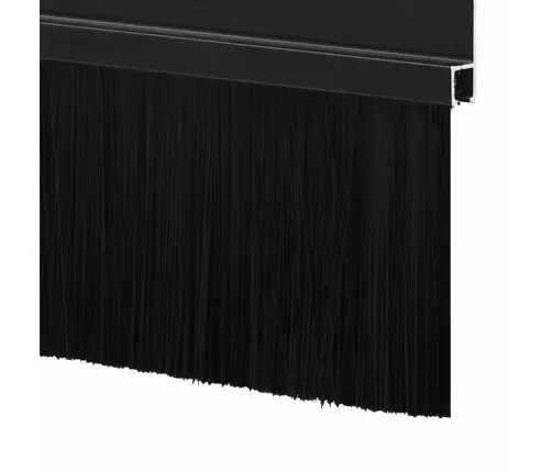 Sukabinamų Durų Šepetėlių Sandarikliai 12 Pcs Juoda 100 Cm