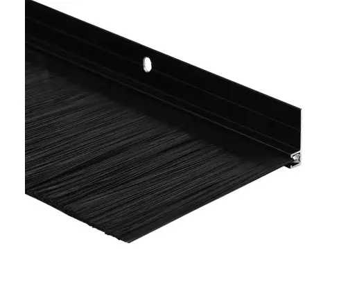 Skrūvējami Durvju Birstes Blīvējumi 2 Pcs Melna 100 Cm Vidaxl