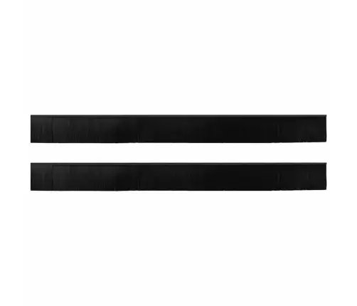 Skrūvējami Durvju Birstes Blīvējumi 2 Pcs Melna 100 Cm Vidaxl
