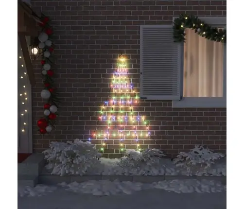 Led Ziemassvētku Koks Su 112 Led Daudzkrāsains 511 Cm Metāla Vidaxl