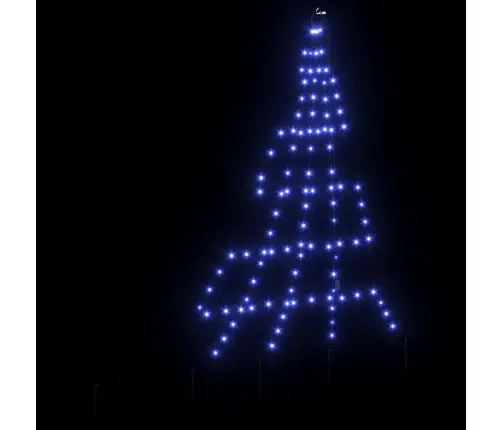 Led Jõulupuu Maapinna Tahvlitega Sinine 180 Cm Metall