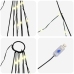 Led Ziemassvētku Koks Su 168 Led Silti Balts 511 Cm Metāla Vidaxl