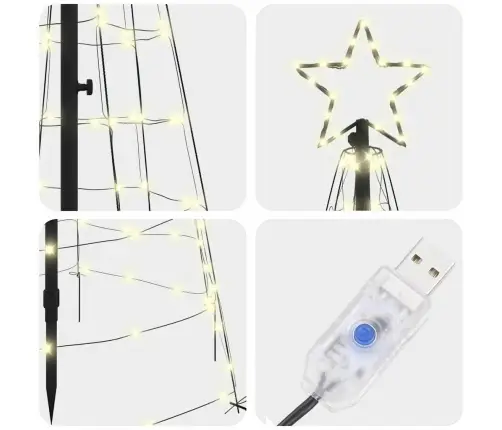 Led Ziemassvētku Koks Su 390 Led Silti Balts 250 Cm Dzelzs Vidaxl Led Ziemassvētku Koks Su 390 Led Silti Balts 250 Cm Dzelzs Vidaxl