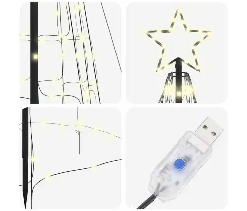 Led Ziemassvētku Koks Su 800 Led Silti Balts 400 Cm Dzelzs Vidaxl Led Ziemassvētku Koks Su 800 Led Silti Balts 400 Cm Dzelzs Vidaxl