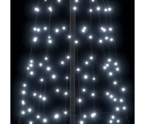 Led Kalėdinė Eglutė Su Žemės Kuoleliais Šalta Balta 400 Cm Led Kalėdinė Eglutė Su Žemės Kuoleliais Šalta Balta 400 Cm