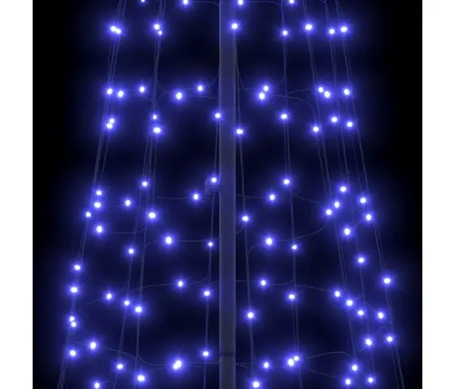 Led Jõulupuu Maapinna Tahvlitega Maapikidega Sinine 400 Cm Raud