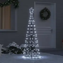Led Kalėdų Medis Su 390 Led S Stovu Šalta Balta 250 Cm Geležis