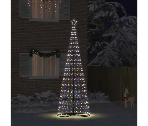 Led Ziemassvētku Koks Su 800 Led Daudzkrāsains 400 Cm Dzelzs Vidaxl