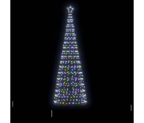 Led Ziemassvētku Koks Su 800 Led Daudzkrāsains 400 Cm Dzelzs Vidaxl