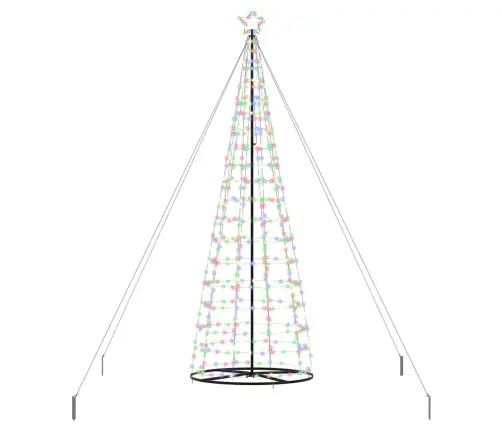 Led Ziemassvētku Koks Su 800 Led Daudzkrāsains 400 Cm Dzelzs Vidaxl