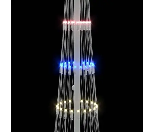 Led Kalėdų Medis Įvairiaspalvis 51 X 51 X 190 Cm Metalas