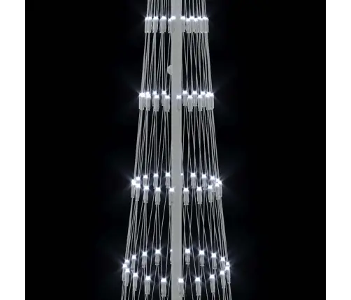 Led Ziemassvētku Koks Vēsi Balts 138.5 X 138.5 X 399 Cm Metāla Vidaxl Led Ziemassvētku Koks Vēsi Balts 138.5 X 138.5 X 399 Cm Metāla Vidaxl
