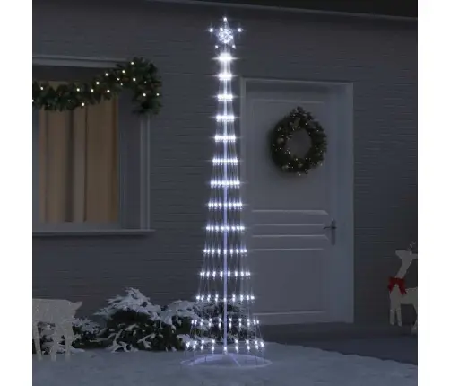 Led Ziemassvētku Koks Vēsi Balts 138.5 X 138.5 X 399 Cm Metāla Vidaxl Led Ziemassvētku Koks Vēsi Balts 138.5 X 138.5 X 399 Cm Metāla Vidaxl