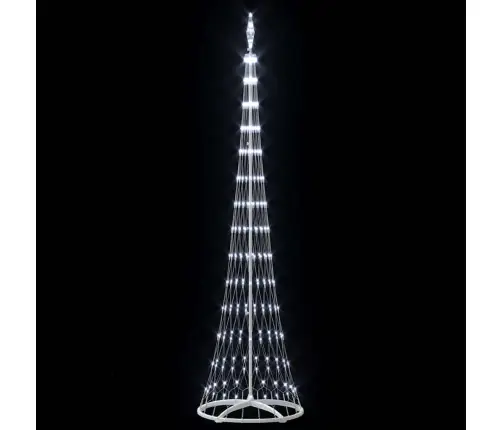Led Ziemassvētku Koks Vēsi Balts 138.5 X 138.5 X 399 Cm Metāla Vidaxl Led Ziemassvētku Koks Vēsi Balts 138.5 X 138.5 X 399 Cm Metāla Vidaxl